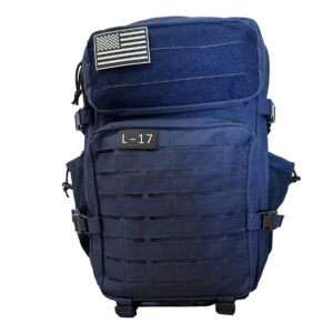 Mochila táctica azul molle L314