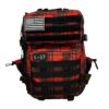 Mochila táctica cuadro roja 25 litros L311