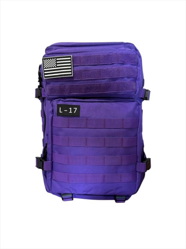 Mochila táctica Morada 45 Litros. L208